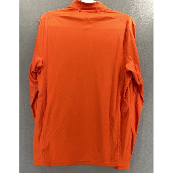 Mountain Hardwear Men's Med Butter Up Base Layer Long Sleeve 1/4 Zip Orange NWOT - Picture 2 of 8
